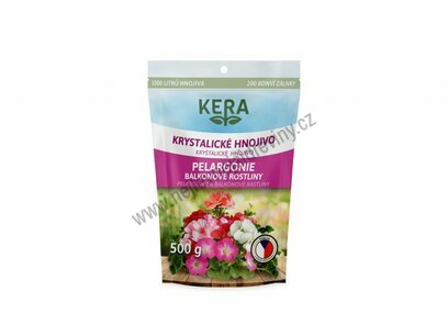 Krystalické hnojivo Pelargonie a balkonové rostliny 500 g